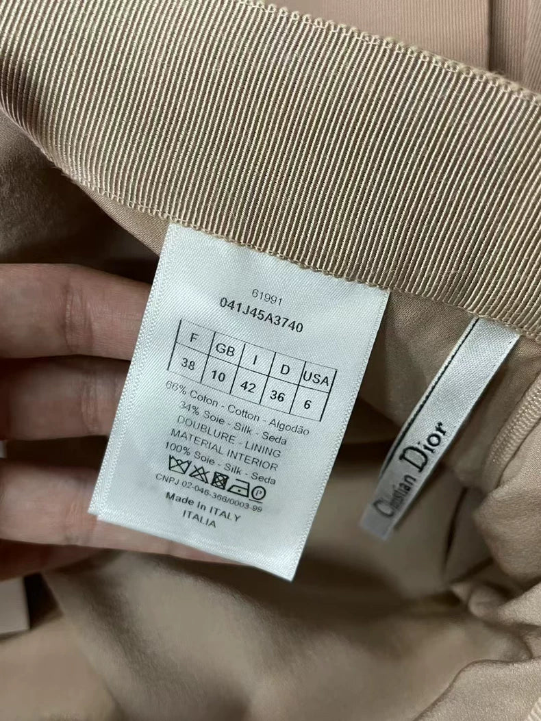 Dior Pleated Skirt in Pink Color