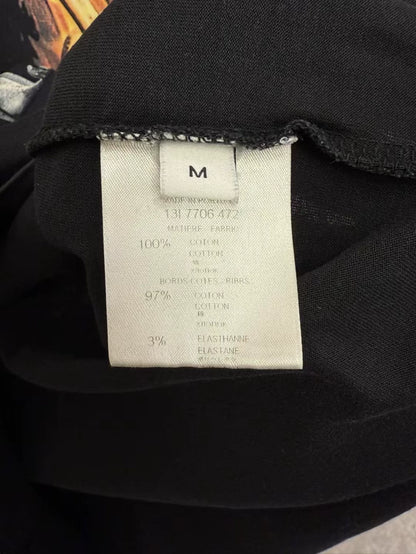 Givenchy Black Shark Print Short Sleeve Shirt