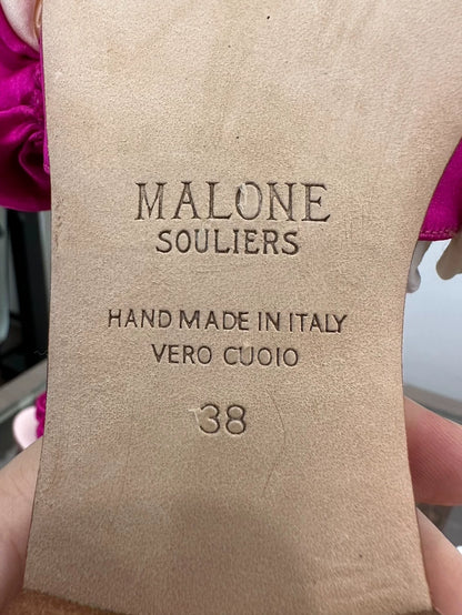 Pink Floral Slide Sandals