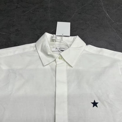 GIVENCHY Star Embroidered White Shirt