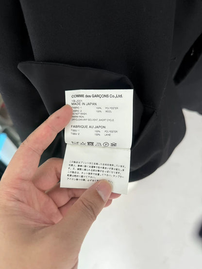 CDG BLACK Wool Double-Sided Blazer