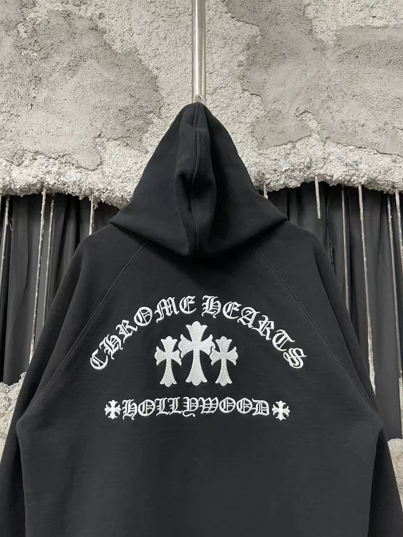 Chrome Hearts Zipper Hoodie Jacket