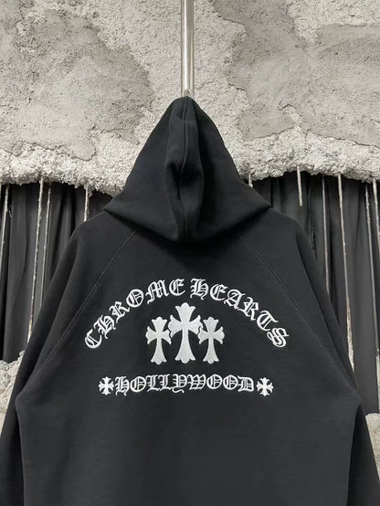 Chrome Hearts Zipper Hoodie Jacket