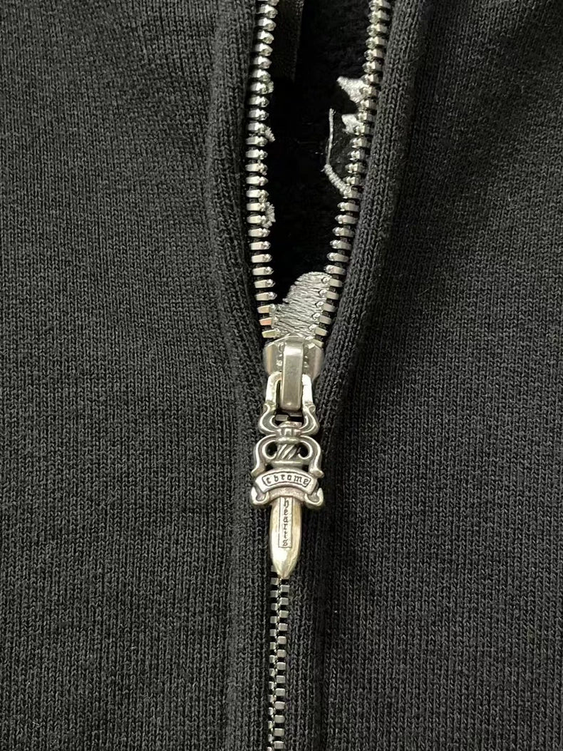 Chrome Hearts Zipper Hoodie Jacket