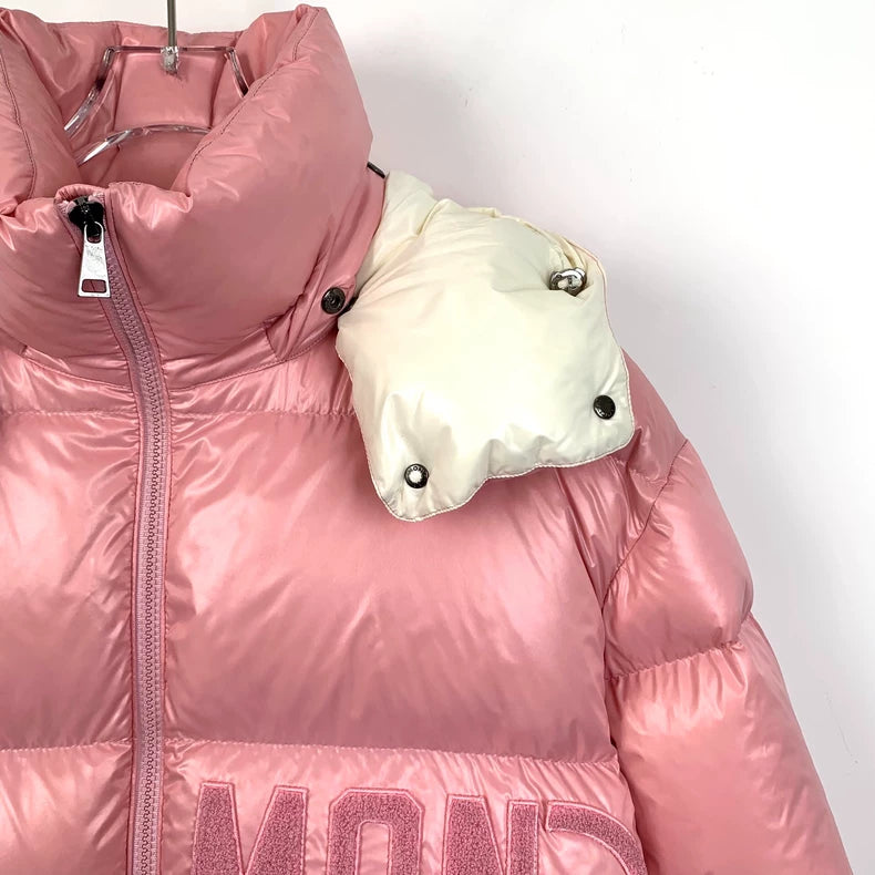 Pink Moncler Abbaye Series Quilted Jacket