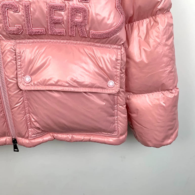 Pink Moncler Abbaye Series Quilted Jacket