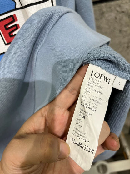 Loewe Cartoon Sweatshirt in Blue Color