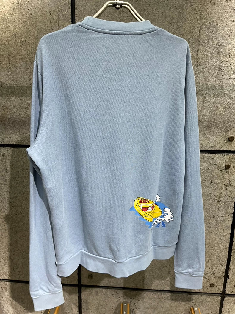 Loewe Cartoon Sweatshirt in Blue Color