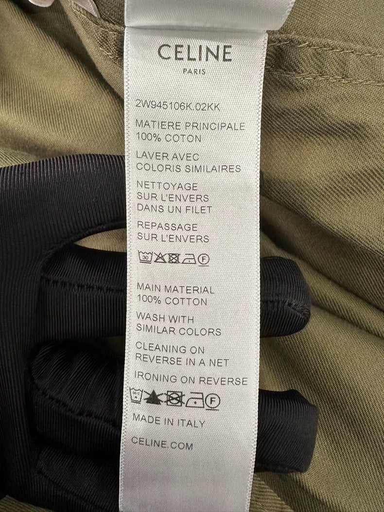 Celine Green Pocket Jacket for Women