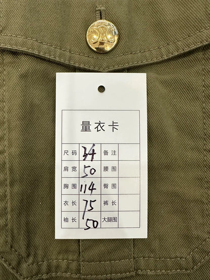 Celine Green Pocket Jacket for Women