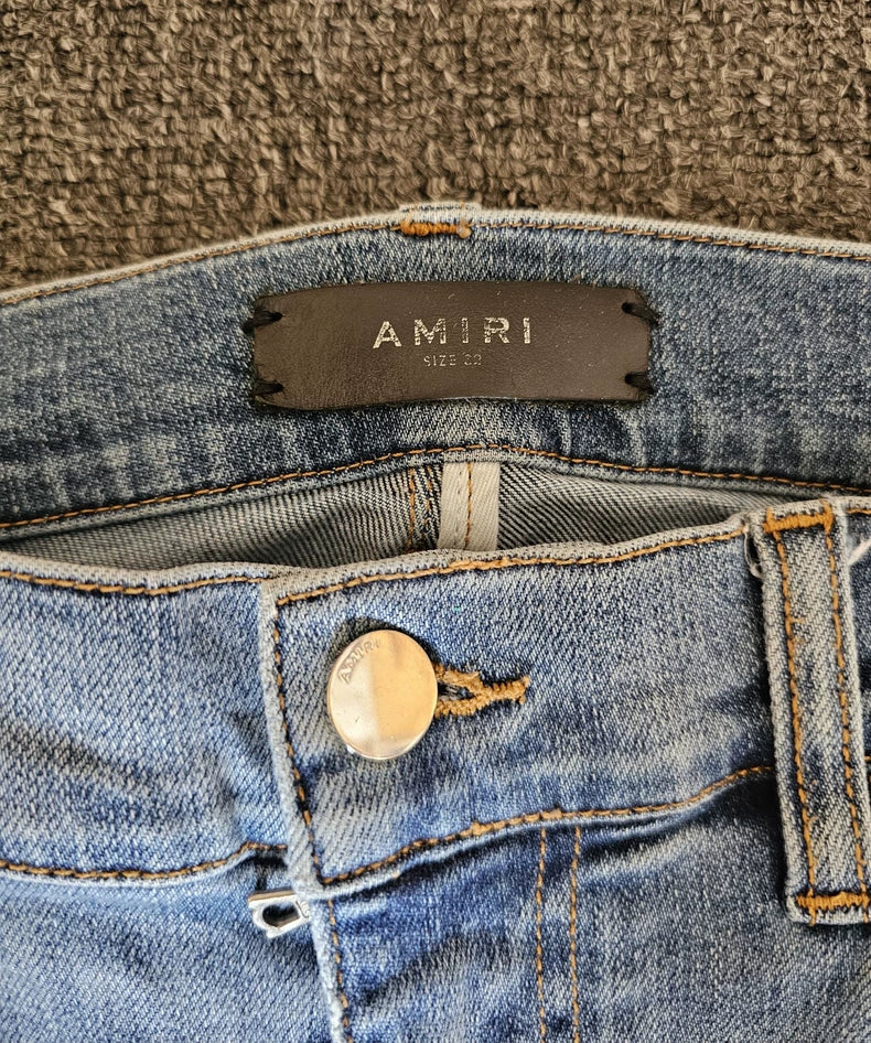 Amiri Paint Splatter Distressed Jeans-yf