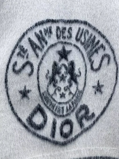 Dior Mohair Logo Short Sleeve Top