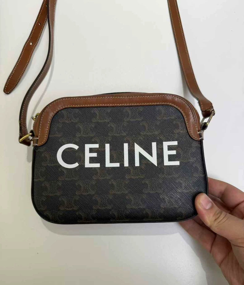 Celine Logo Crossbody Bag