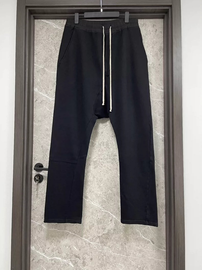 Rick Owens Drop-Crotch Thick Fleece Pants