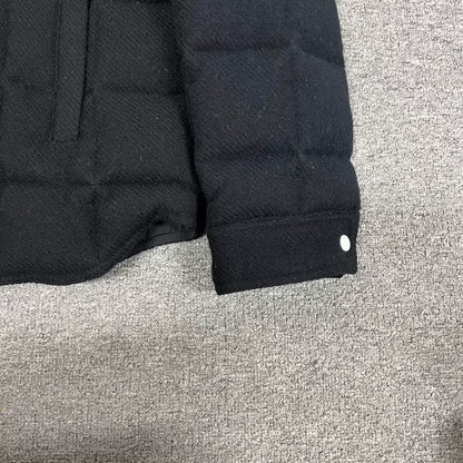 Wool Down Jacket in Black Color