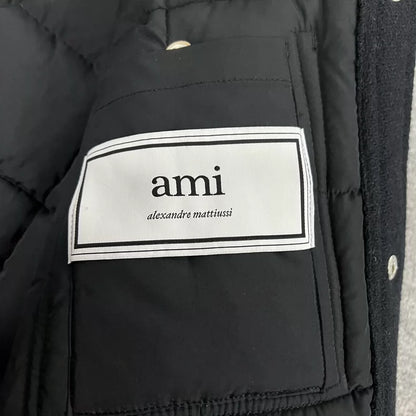 Wool Down Jacket in Black Color