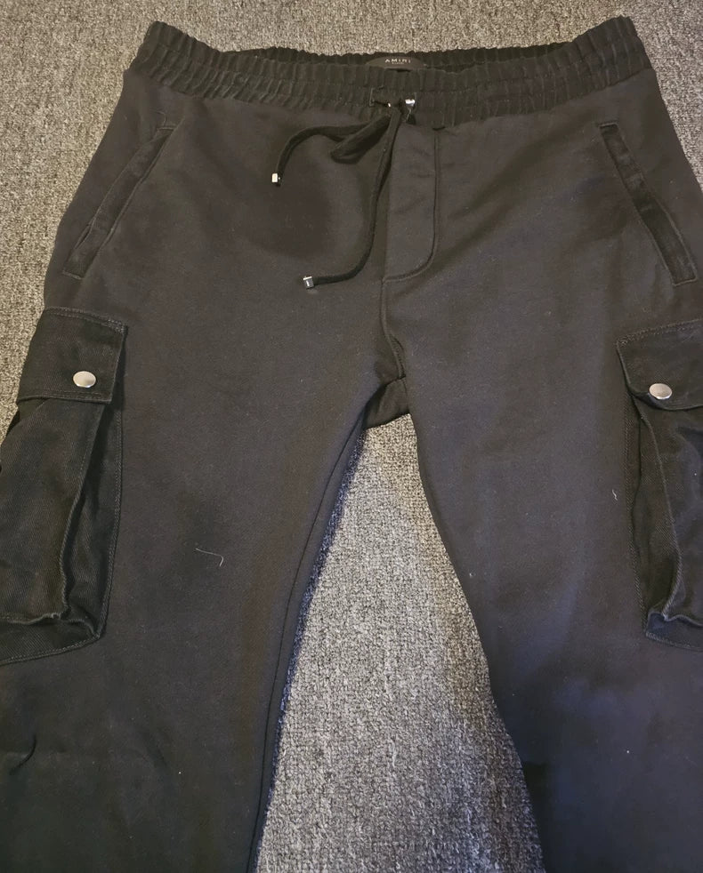 Amiri Cargo Sweatpants Black XL-yf