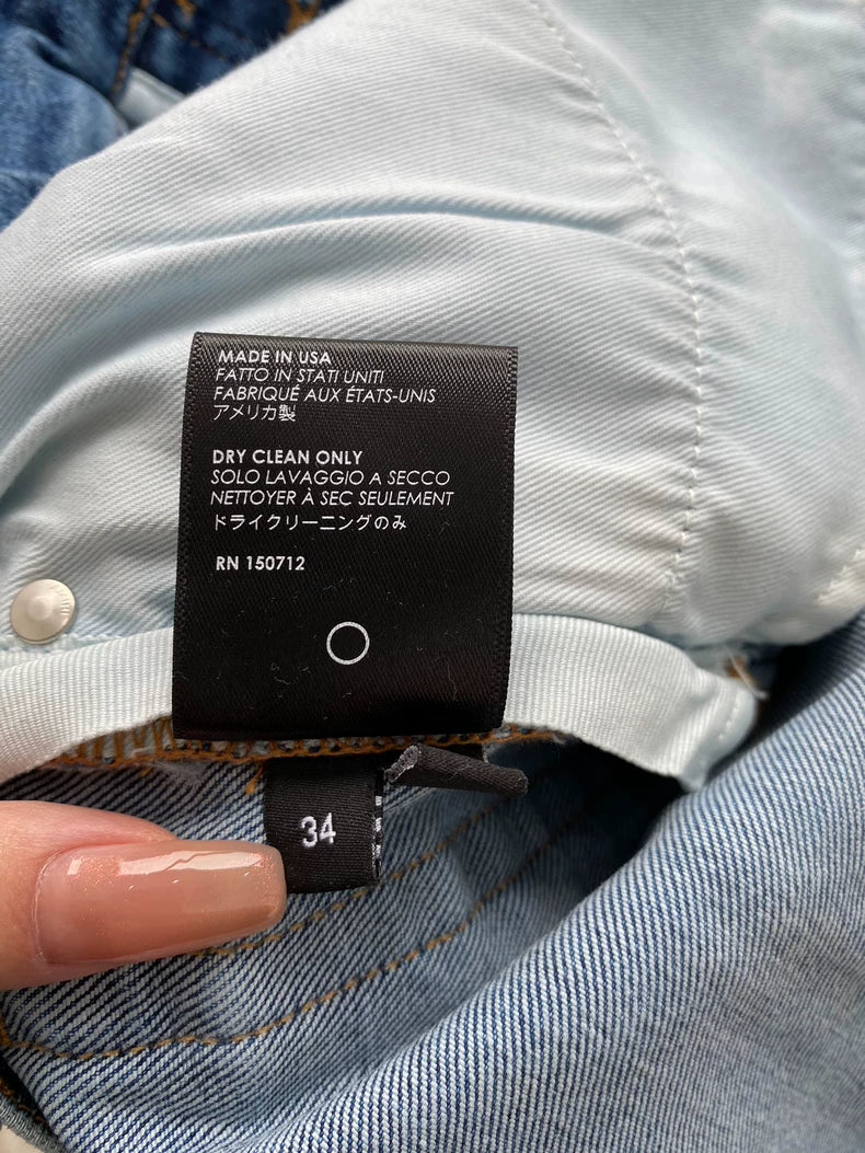 Amiri Water Wash Blue MX1 Jeans