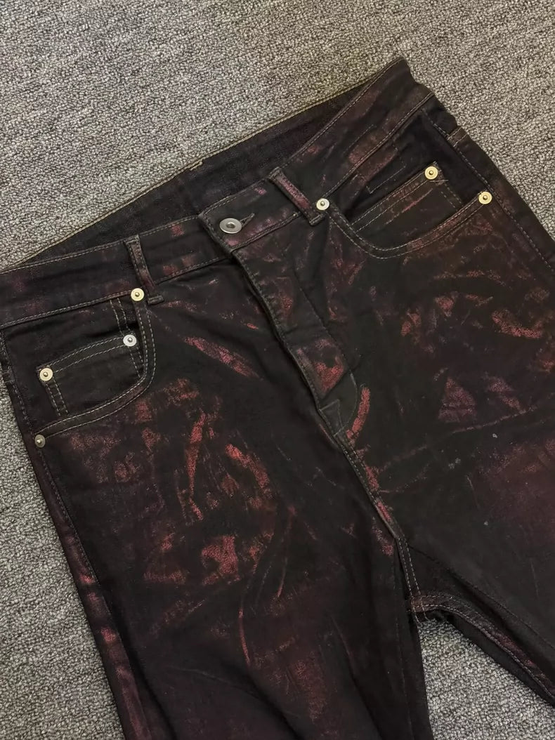 RICKOWENS 20FW TyroneCut Red Jeans