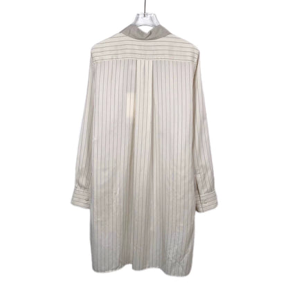 Dior Beige Striped Silk Shirt