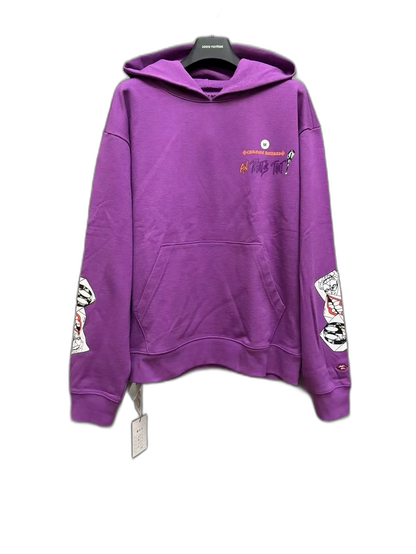 Chrome Hearts Purple Cartoon Hoodie