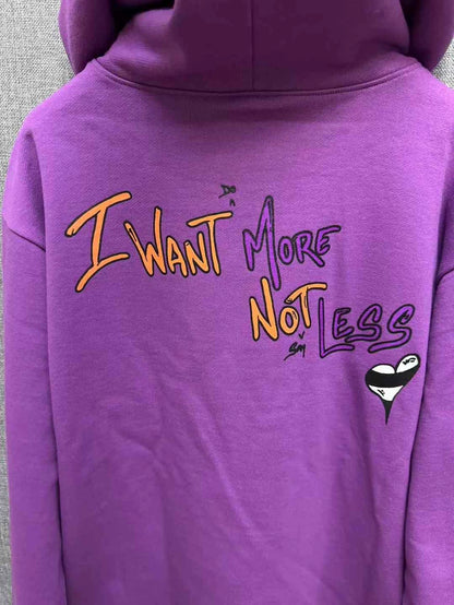 Chrome Hearts Purple Cartoon Hoodie