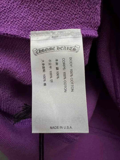 Chrome Hearts Purple Cartoon Hoodie