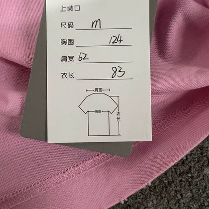 Balenciaga Pink Long Sleeve Bear T-Shirt