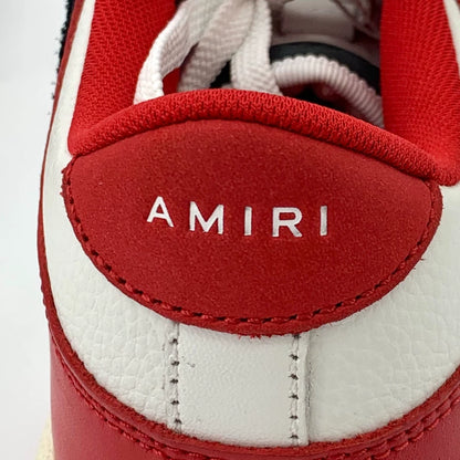 Red Casual Sneakers with Lace-up Design