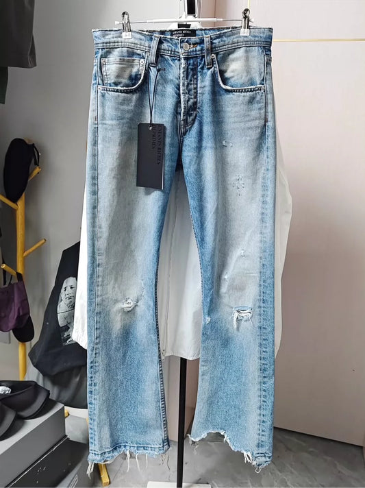 Enfants Riches Deprimes Blue Denim Flared Pants