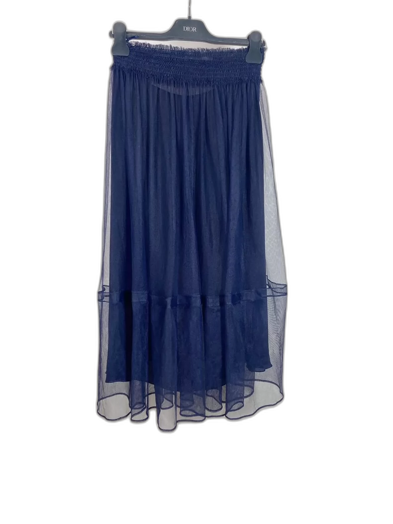Dior Mesh Skirt with Silk Lining