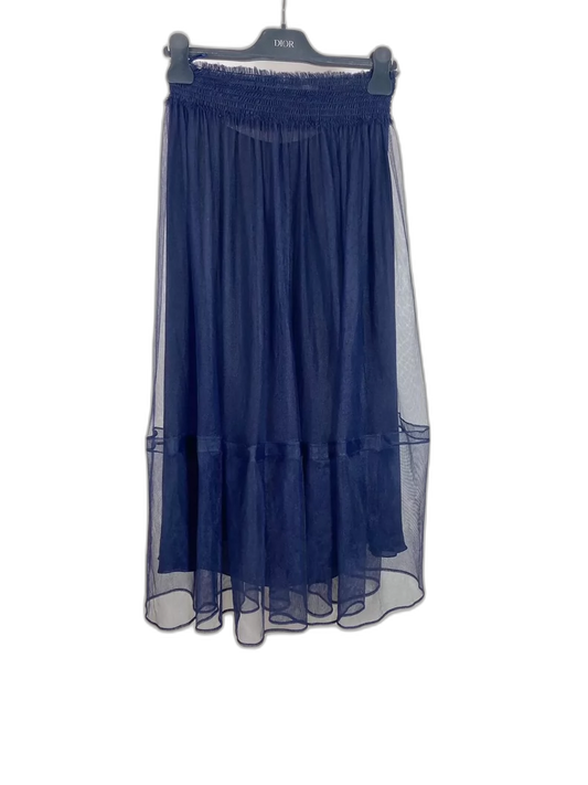 Dior Mesh Skirt with Silk Lining
