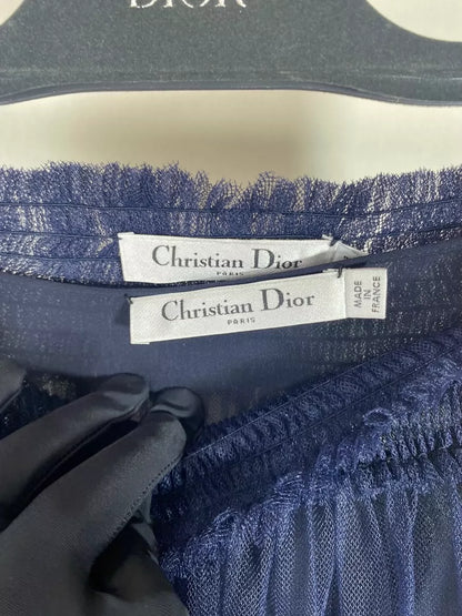 Dior Mesh Skirt with Silk Lining