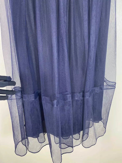 Dior Mesh Skirt with Silk Lining