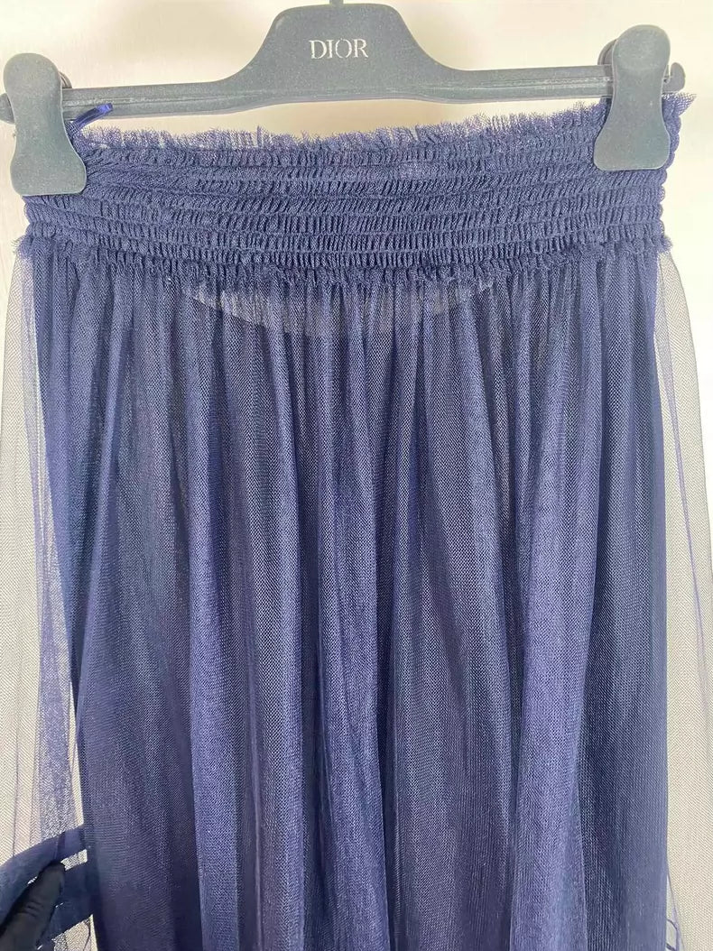Dior Mesh Skirt with Silk Lining