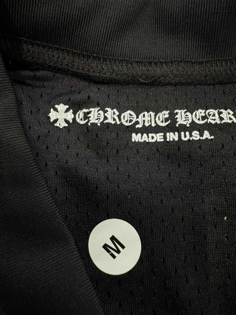 Chrome Hearts Black Hockey Short Sleeve Tee-yf