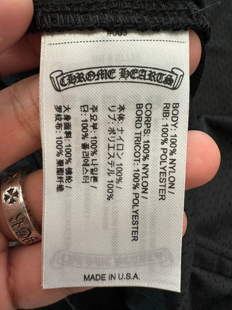 Chrome Hearts Black Hockey Short Sleeve Tee-yf