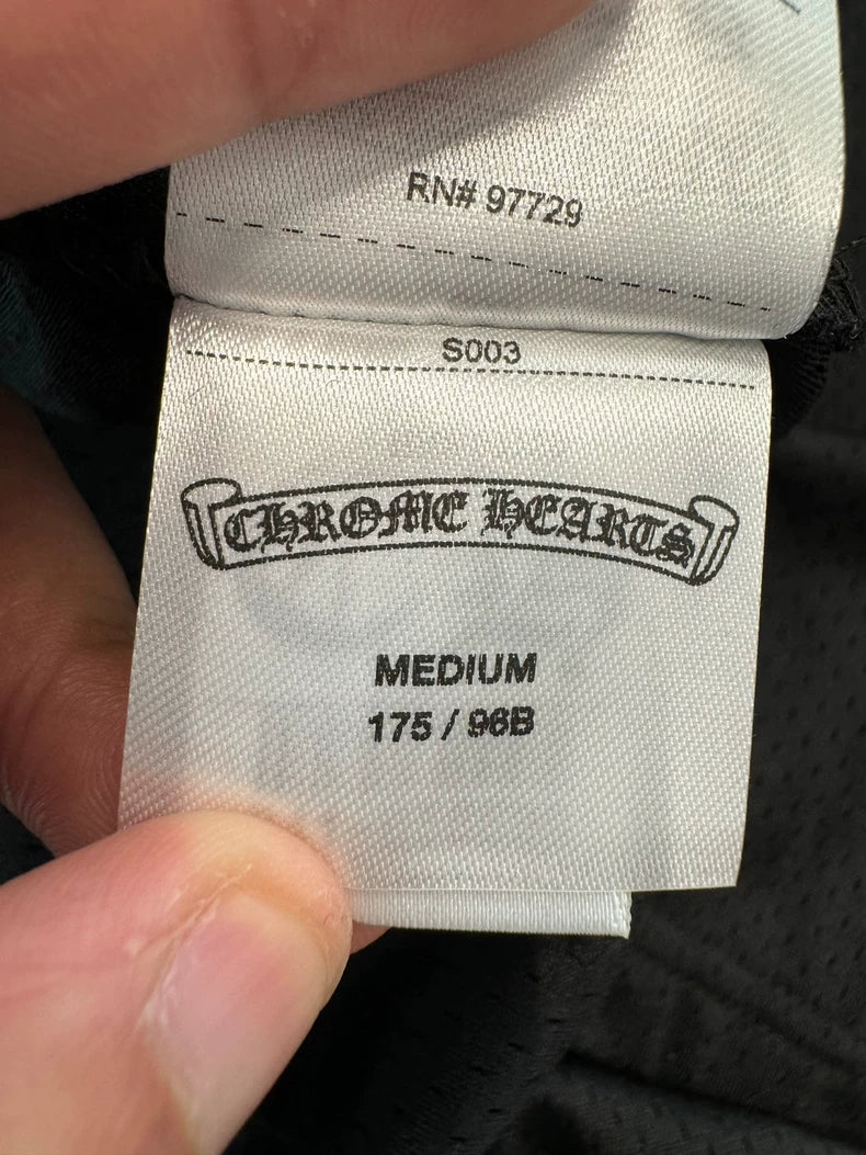 Chrome Hearts Black Hockey Short Sleeve Tee-yf