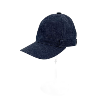 Hermes Dark Blue Cotton Baseball Cap