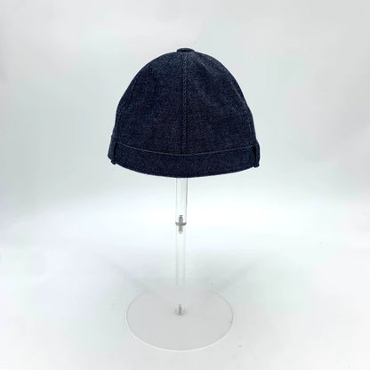Hermes Dark Blue Cotton Baseball Cap