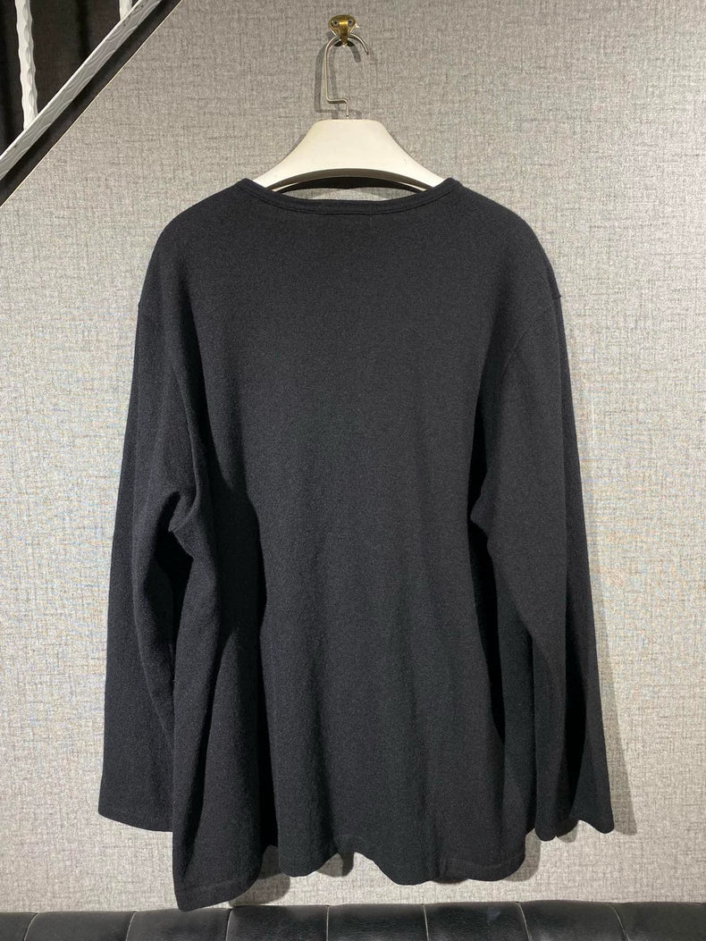 Yohji Yamamoto Black Oversized Sweater