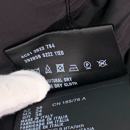 Prada Black Puffer Jacket with Triangle Logo