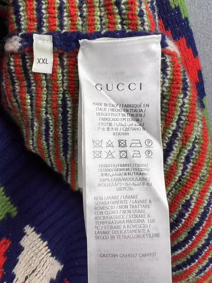 Gucci Diamond Pattern Logo Sweater