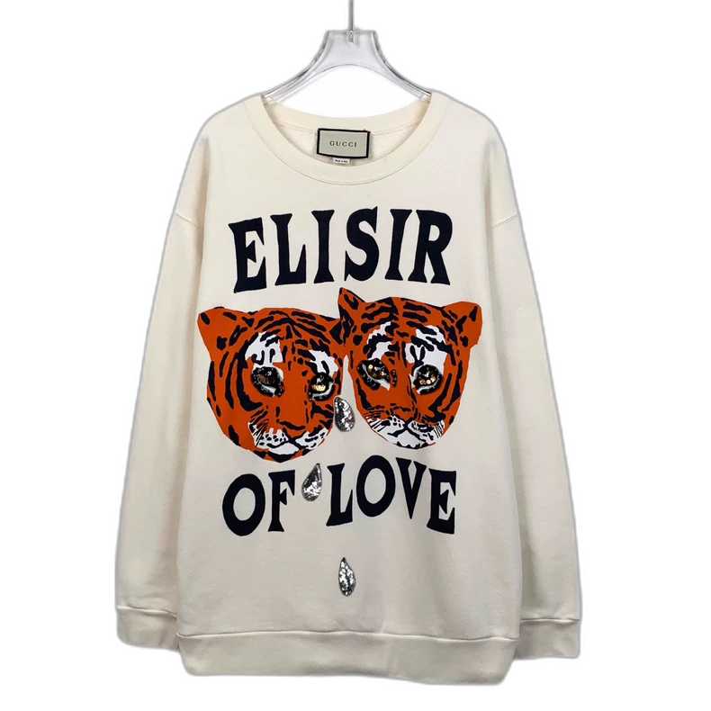 Gucci Logo Printed Long Sleeve Sweatshirt