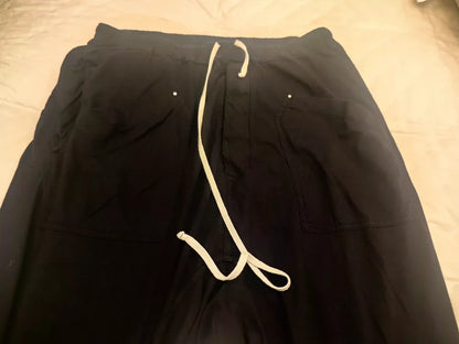 RICK OWENS DRKSHDW Black Cargo Pants