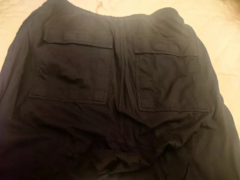 RICK OWENS DRKSHDW Black Cargo Pants