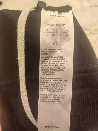 RICK OWENS DRKSHDW Black Cargo Pants