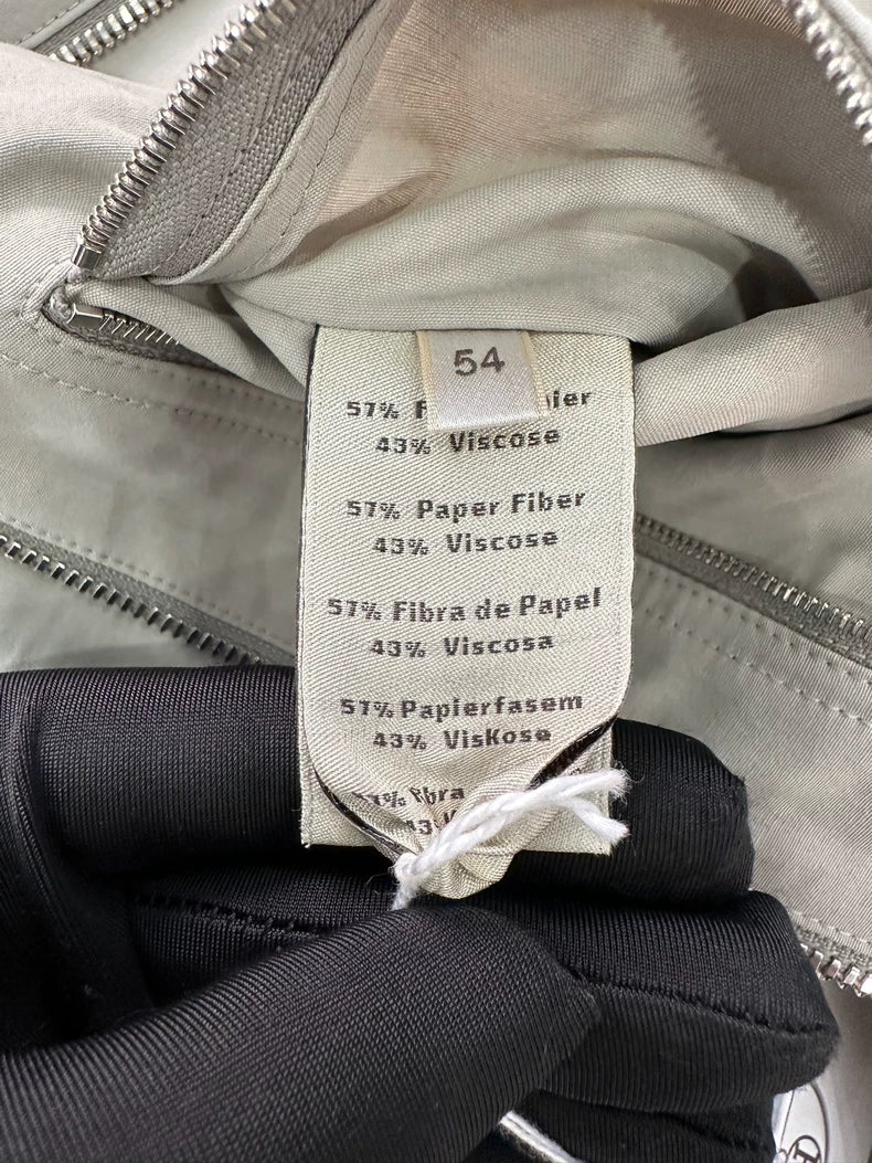 Men's Grey Zipper Vest by Hermes