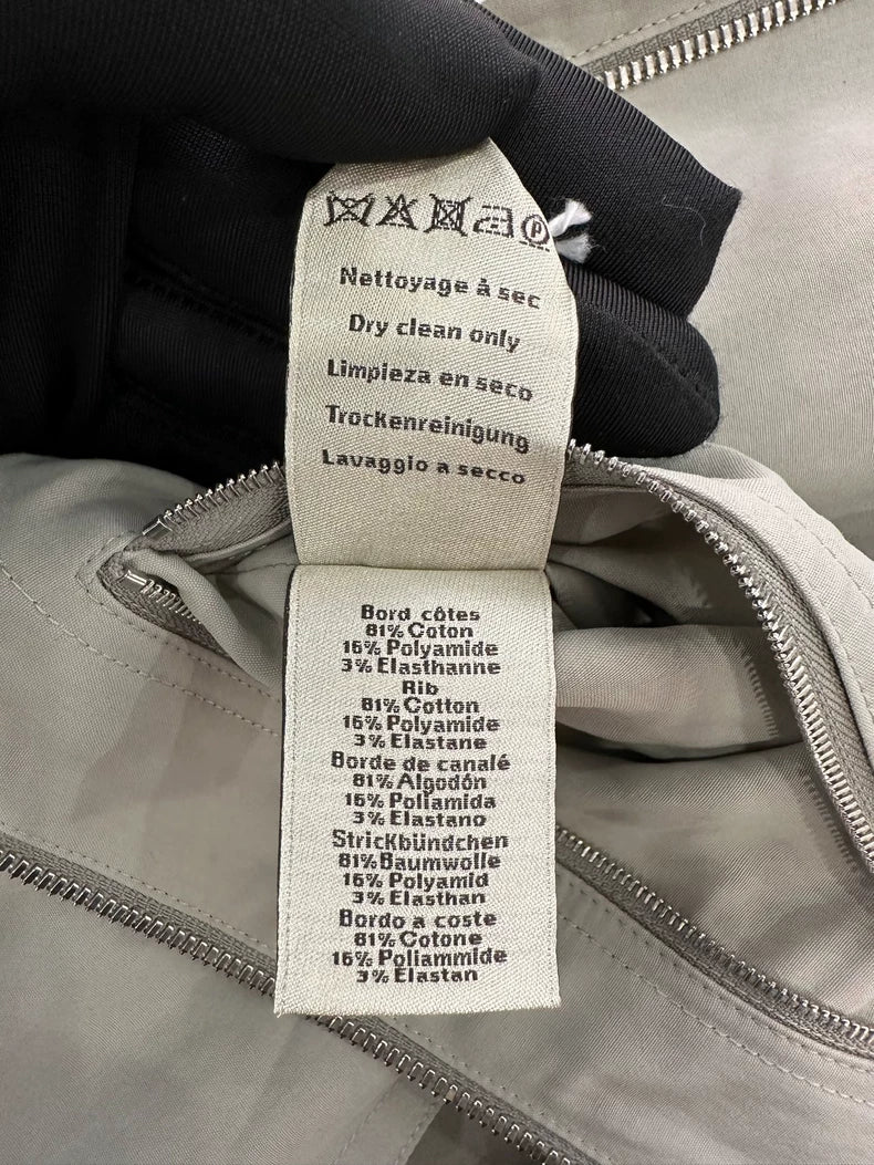 Men's Grey Zipper Vest by Hermes