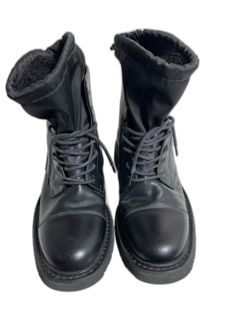 Prada Black High-Top Boots Size 41.5